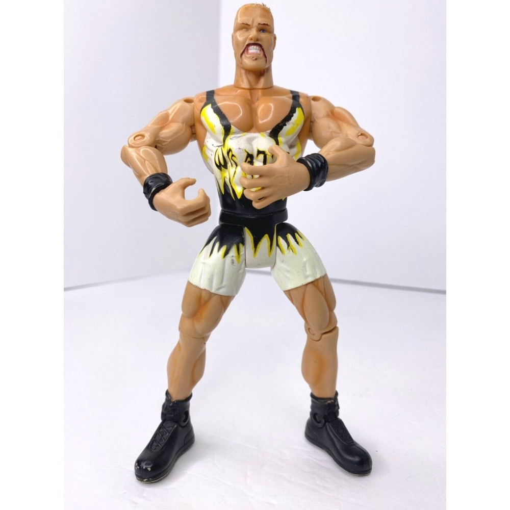 WCW Wrath Bruisers Loose Action Figure Toy Biz Adam Bomb Missing Hair WWE WWF